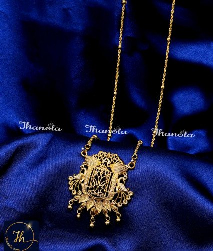 DCH1302 - Gold Plated Plain Peacock Dollar Chain Models DCH1302 - Gold Plated Plain Peacock Dollar Chain Models