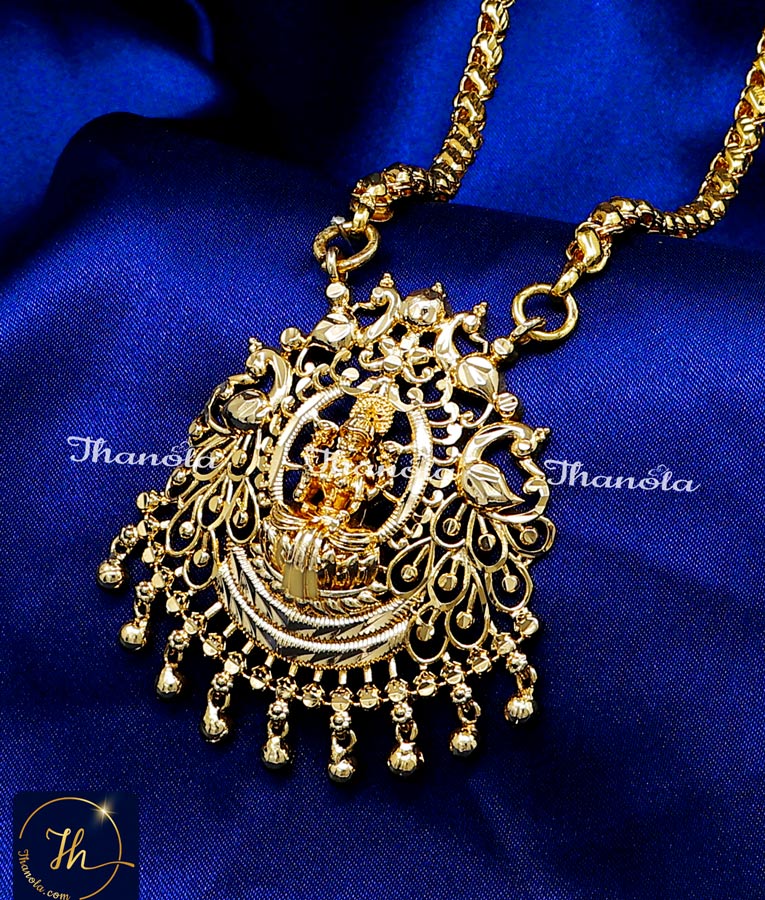 1 gram gold lakshmi pendant