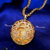 DCH1324 - Wedding Dubai Turkish Gold Round Pendant Chain Design