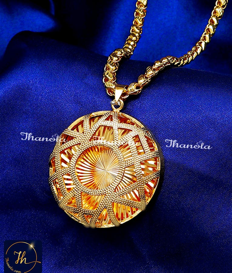 dubai gold chain locket design