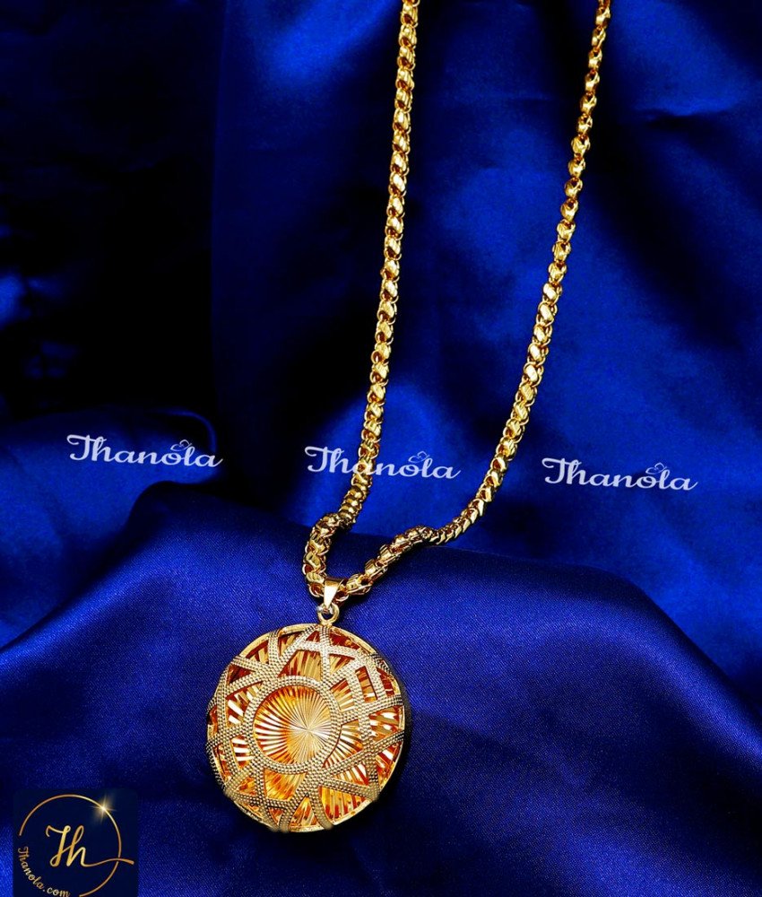 dubai gold chain locket design