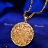 DCH1325 - Trendy Dubai Gold Dollar Chain Designs for Female