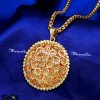 DCH1326 - Gold Pendant New Model Dollar Chain Design for Women