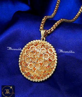 DCH1326 - Gold Pendant New Model Dollar Chain Design for Women