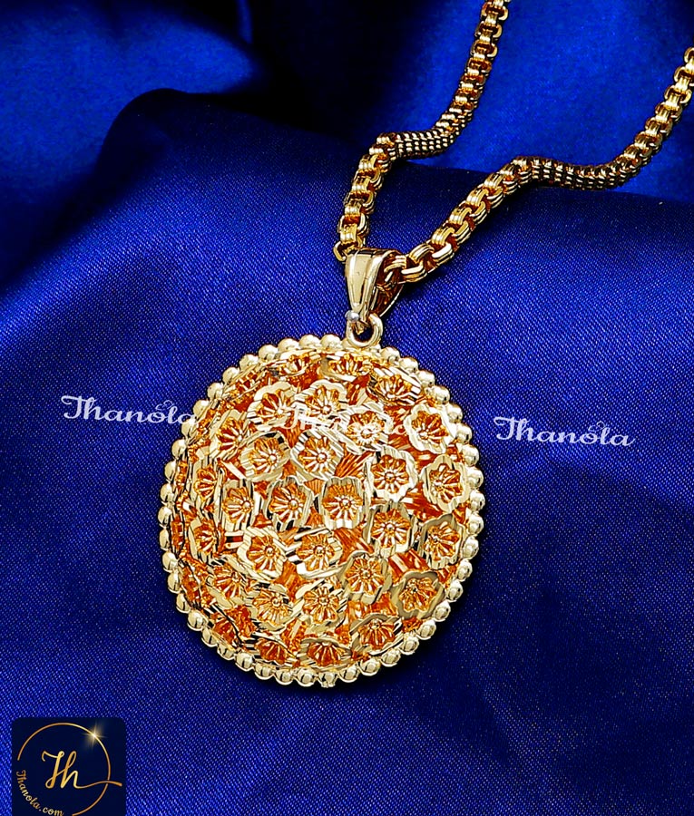 new gold flower pendant design