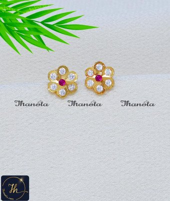 ERA2400 - Cute 7 Stone Stud Earrings Impon Jewellery Online Shopping