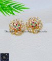 Panchaloha Multi Stone Daily Use Impon Earrings for Women panchaloha impon earrings