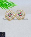 Gold Plated Flower Design Impon Jewellery Impon Earrings artificial earrings for daily use