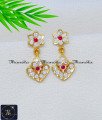 South Indian Daily Wear Hanging Earrings for Girls impon jewellery online shopping