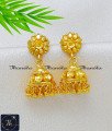 Gold Plated Jhumka Earrings