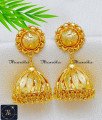 Stunning Gold Finish Wedding Wear Big Jhumka Earrings big jhumka earrings gold design