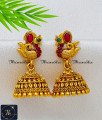 South Indian Peacock Design Antique Jhumkas for Girls Premium Antique Jhumkas for Every Occasion