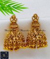 Traditional Heavy Temple Jhumka Earrings for Women Temple Jhumka Earrings