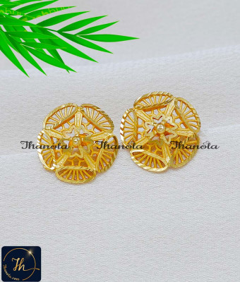 ERA2509 - Gorgeous Flower Design 2 Gram Gold Earrings Daily Use ERA2509 - Gorgeous Flower Design 2 Gram Gold Earrings Daily Use