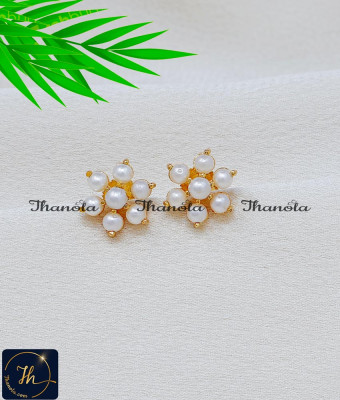 ERA2523 - Gold Plated Daily Wear Pearl Stud Earrings for Girls