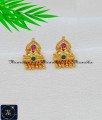 New Model Ruby Emerald Traditional Gold Studs Earrings stone stud earrings