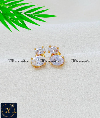ERA2554 - American Diamond White Stone Daily Use Small Studs