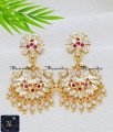 South Indian Jewellery Function Wear Impon Earrings hanging earrings traditional