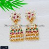 ERA2591 - Premium Gold Finish Impon Traditional Earrings for Saree