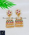 Premium Gold Finish Impon Traditional Earrings for Saree Impon earrings online india
