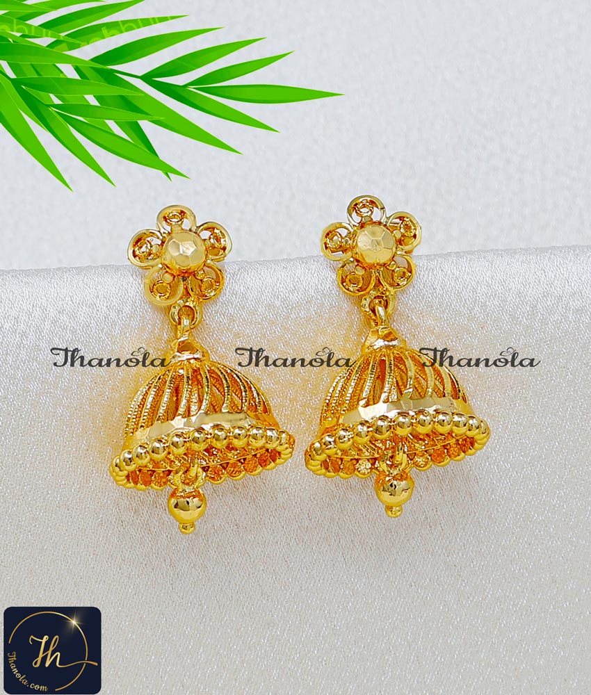 Kerala Wedding jimikki kammal earrings online shopping Kerala jimikki kammal earrings