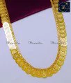 HRA1022 – Lakshmi Coin Kasu Malai South Indian Gold Haram Designs Handmade Lakshmi Coin Kasu Malai