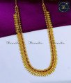 Traditional Ruby Stone Yellow Gold Mullamottu Mala mullai poo haram designs