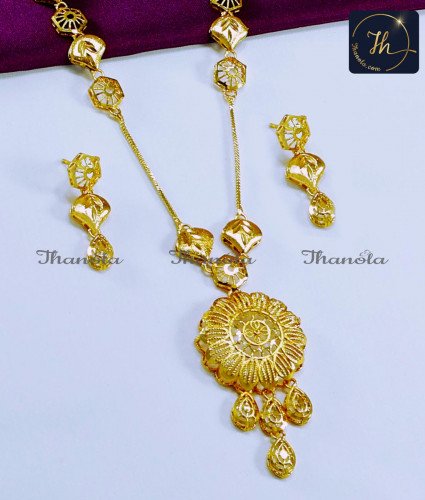 HRA11054 - Modern Simple Light Weight Dubai Jewellery Designs