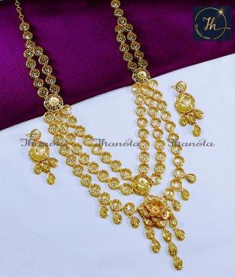 HRA1061 - Beautiful Bridal Wear Dubai Jewellery Design Haram Set