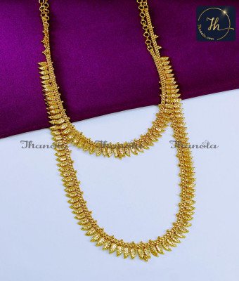 HRA1107 - Kerala Wedding Gold Jewellery Sets Simple Haram Necklace