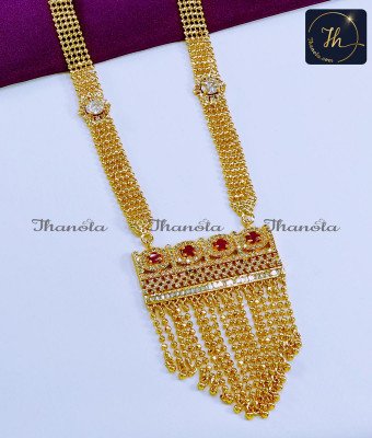 HRA1115 - New Model White Stone Rani Haram Design for Women