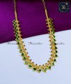 Traditional Palakka Mala Kerala Wedding Jewellery Yellow Gold Palakka Mala
