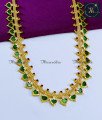 Traditional Palakka Mala Kerala Wedding Jewellery Yellow Gold Palakka Mala