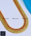 High Quality Ruby Stone Gold Plated Lakshmi Kasu Mala Designs lakshmi kasu mala designs latest