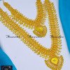 HRA1208 - Gold Forming Light Weight Kerala Gold Haram with Necklace Set