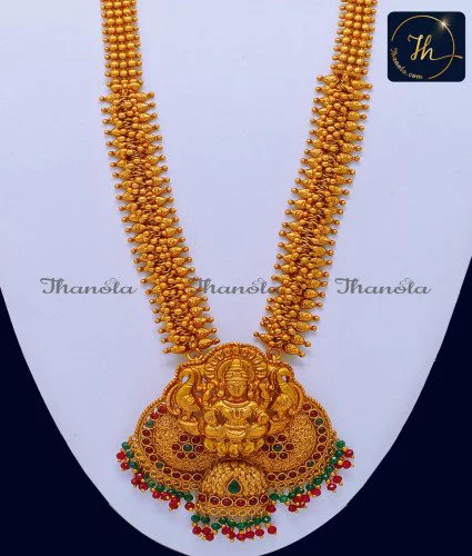 Lakshmi Haram Design Antique Jewellery Set for Marriage antique jewellery artificial
