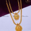 HRA1690 - Gold Plated Jewellery Stone Long Haram Necklace Set