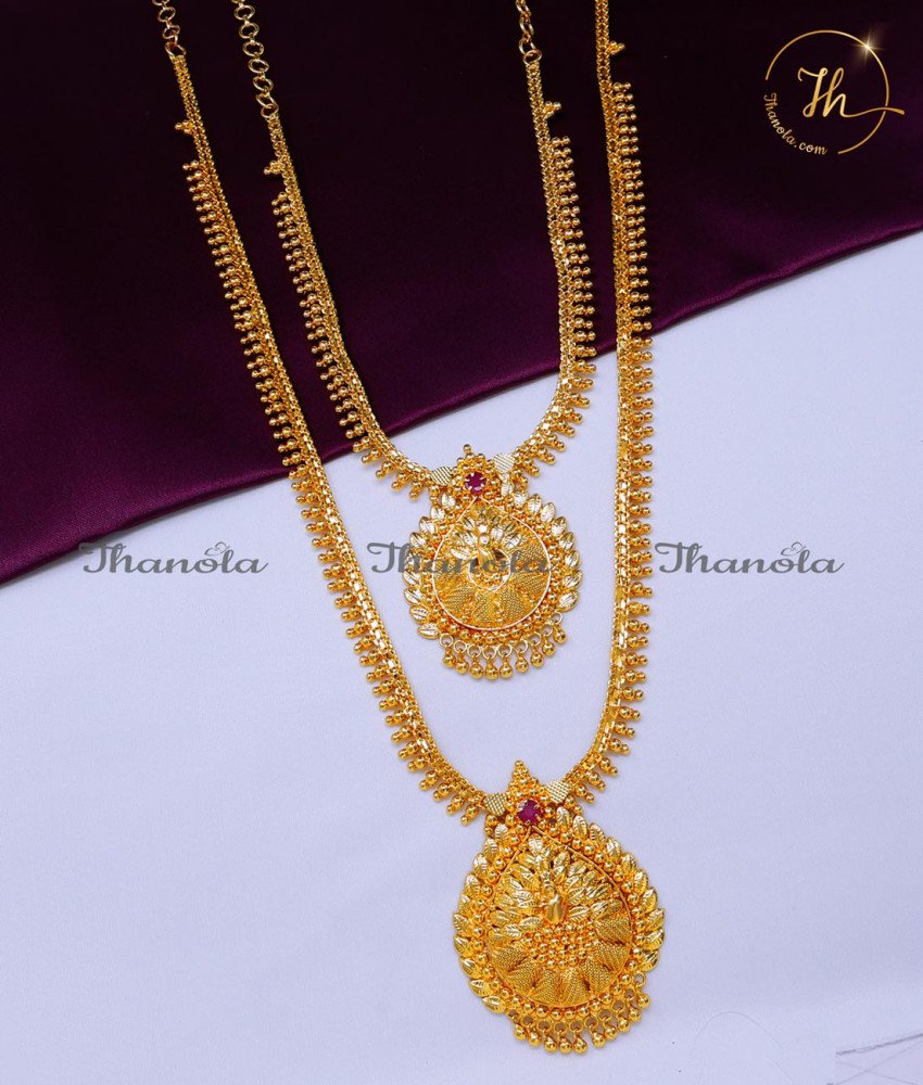 gold plated jewellery set for wedding