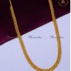 HRA1764 - Simple Gold Beads U Shape Gold Plated Haram Designs