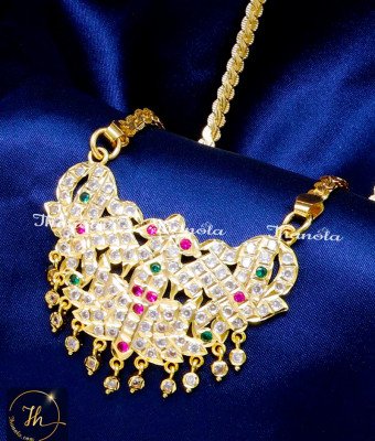 DLA1119 - Traditional Gold Model Dollar Impon Chain Online Shopping