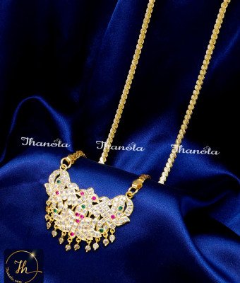 DLA1119 - Traditional Gold Model Dollar Impon Chain Online Shopping