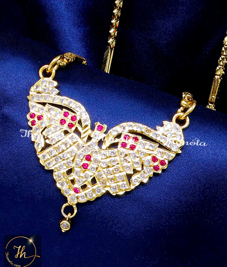 30 Inches South Indian Impon Long Dollar Chain impon dollar chain