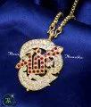Impon Stone Om Dollar Chain Gold Plated Jewellery om pendant design