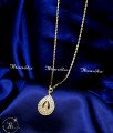 Cute Daily Wear White Stone Dollar Chain for Women locket chain dollar chain model
