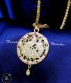 Latest Peacock Design Impon Pendant Chain for Women Artificial chain with Pendant