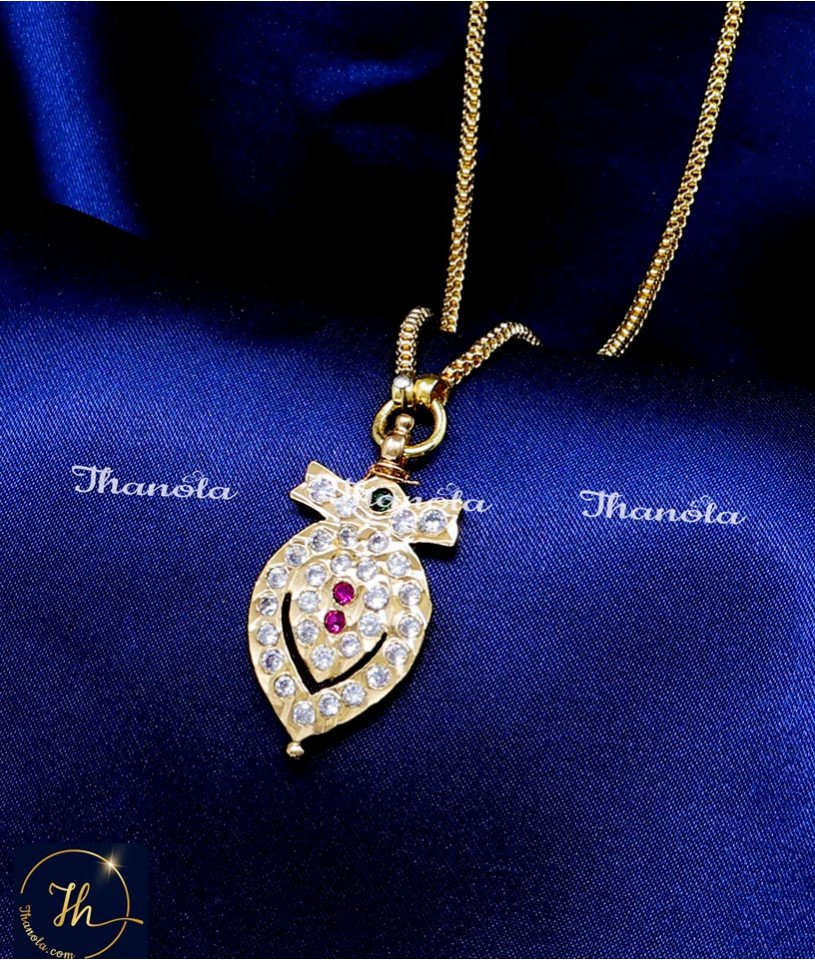 Simple Light Weight Daily Wear Impon Dollar Chain gold dollar designs for female