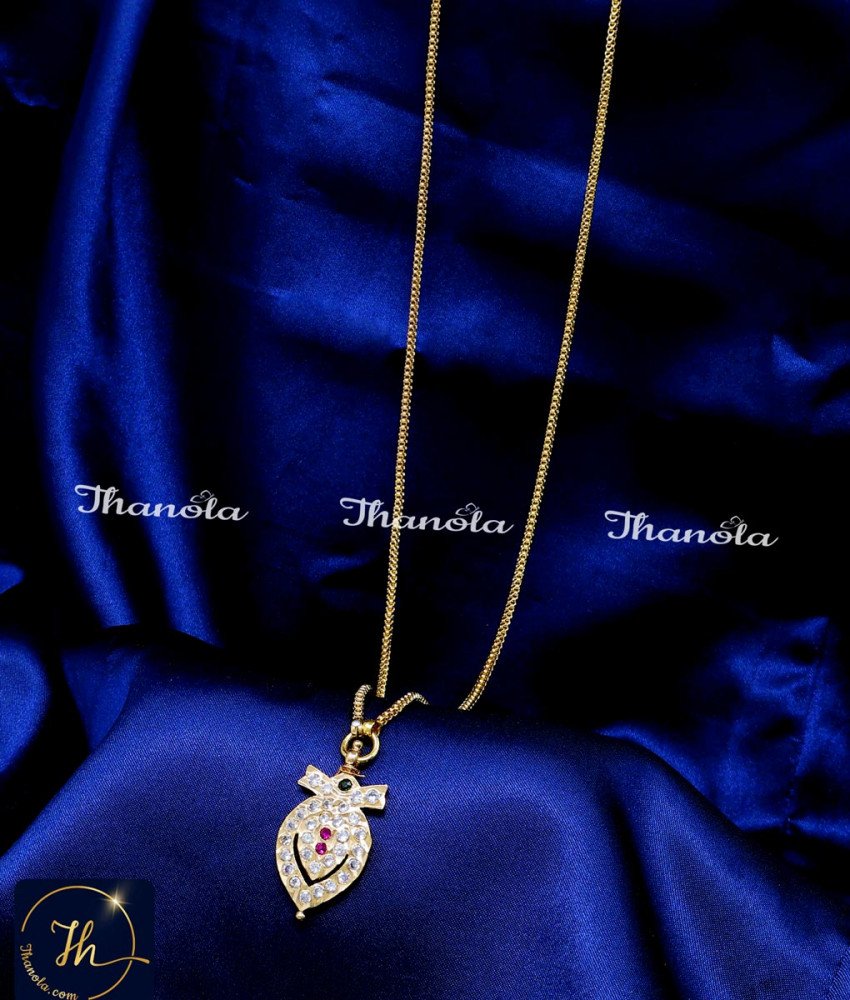 Simple Light Weight Daily Wear Impon Dollar Chain gold dollar designs for female