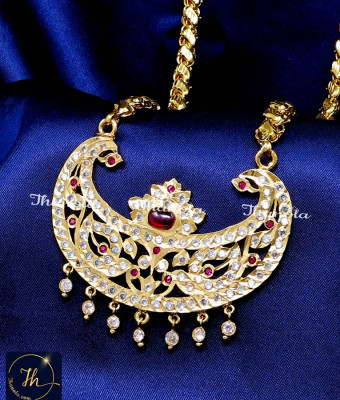 DLA1289 - First Quality Gold Plated Pure Impon Chain with Dollar