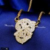 DLA1314 - Original Impon Jewellery Tamil Om Pendant Chain