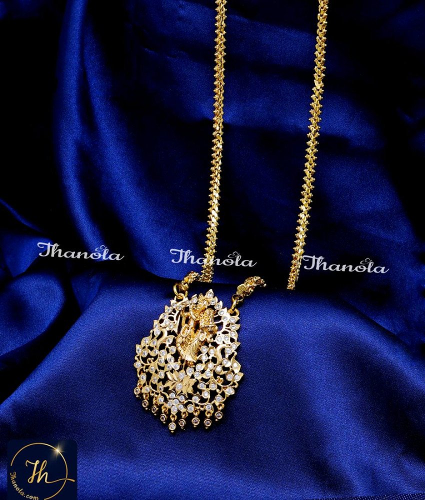 radha krishna dollar chain